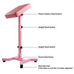 Solong Tattoo Armrest Stand and Legrest Adjustable Height Chair