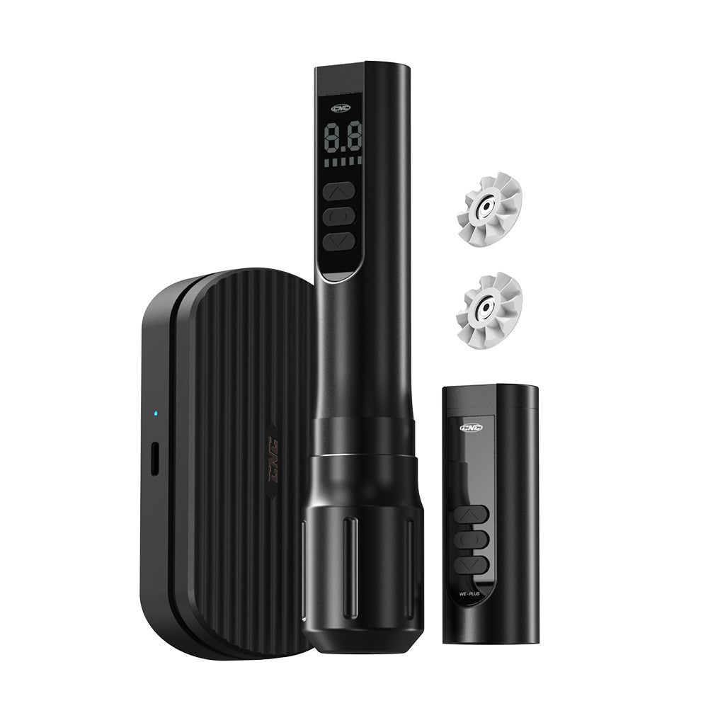 wireless tattoo foot pedal CNC X WE PLUS Professional Wireless Tattoo Machine 3.0/4.0/3.5MM Stroke Wireless Pedal Control Version