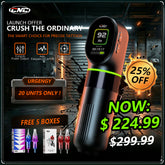 CNC AURIX Dual Battery Wireless Tattoo Machine – Stable Power for Lining, Shading & Packing