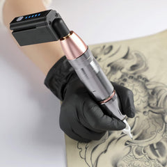 Solong Machine à tatouer Kit P30 Machine à tatouer sans fil avec cartouches 20PCS
