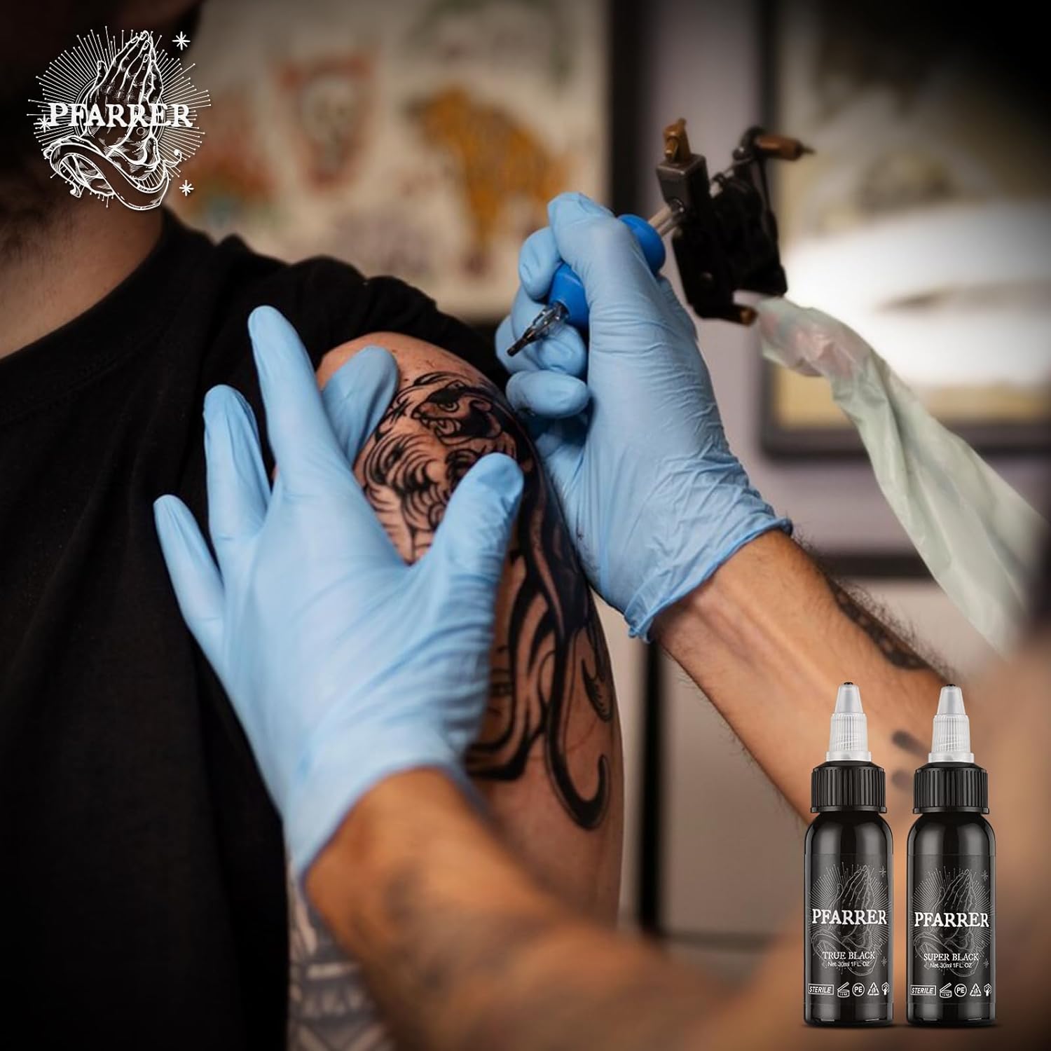 PFARRER Black Tattoo Ink for tattooing