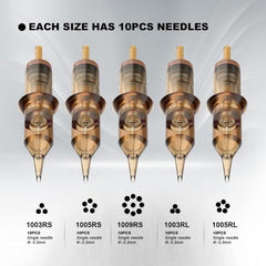 Rhein Tattoo Mixed Cartridge Needles 50PCS