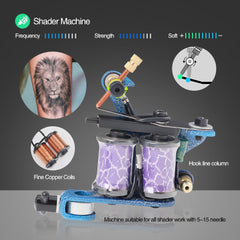 Solong Tattoo Machine Kit TK456 Pro Tattoo Machine with 54 Inks