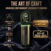 CNC AURIX Dual Battery Wireless Tattoo Machine – Stable Power for Lining, Shading & Packing