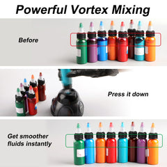 STIGMA Mini-mélangeur Vortex sans fil 5200 tr/min pour encre de tatouage