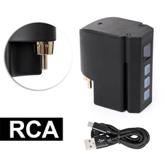 Batería/fuente de alimentación inalámbrica para lápiz de tatuaje, conector RCA P198