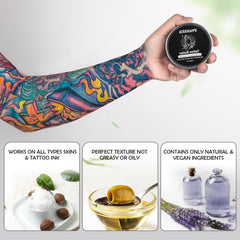 PFARRER Mantequilla para tatuajes y bálsamo para tatuajes en crema para el cuidado posterior de 5 onzas líquidas