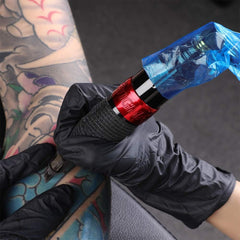 STIGMA Tattoo Machine Kit EM122 Rotary Tattoo Pen avec 20PCS Cartouches et 7 encres de couleur