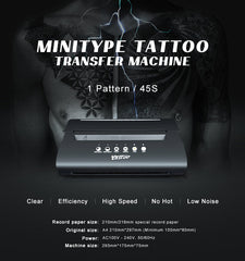 Impresora térmica de plantillas de tatuajes Solong