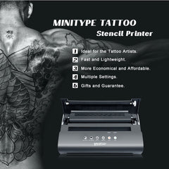 Impresora térmica de plantillas de tatuajes Solong