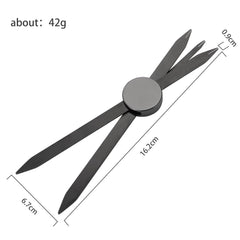 Charme Princesse Eyebrow Three-Point Positioning Ruler Stainless Steel size
