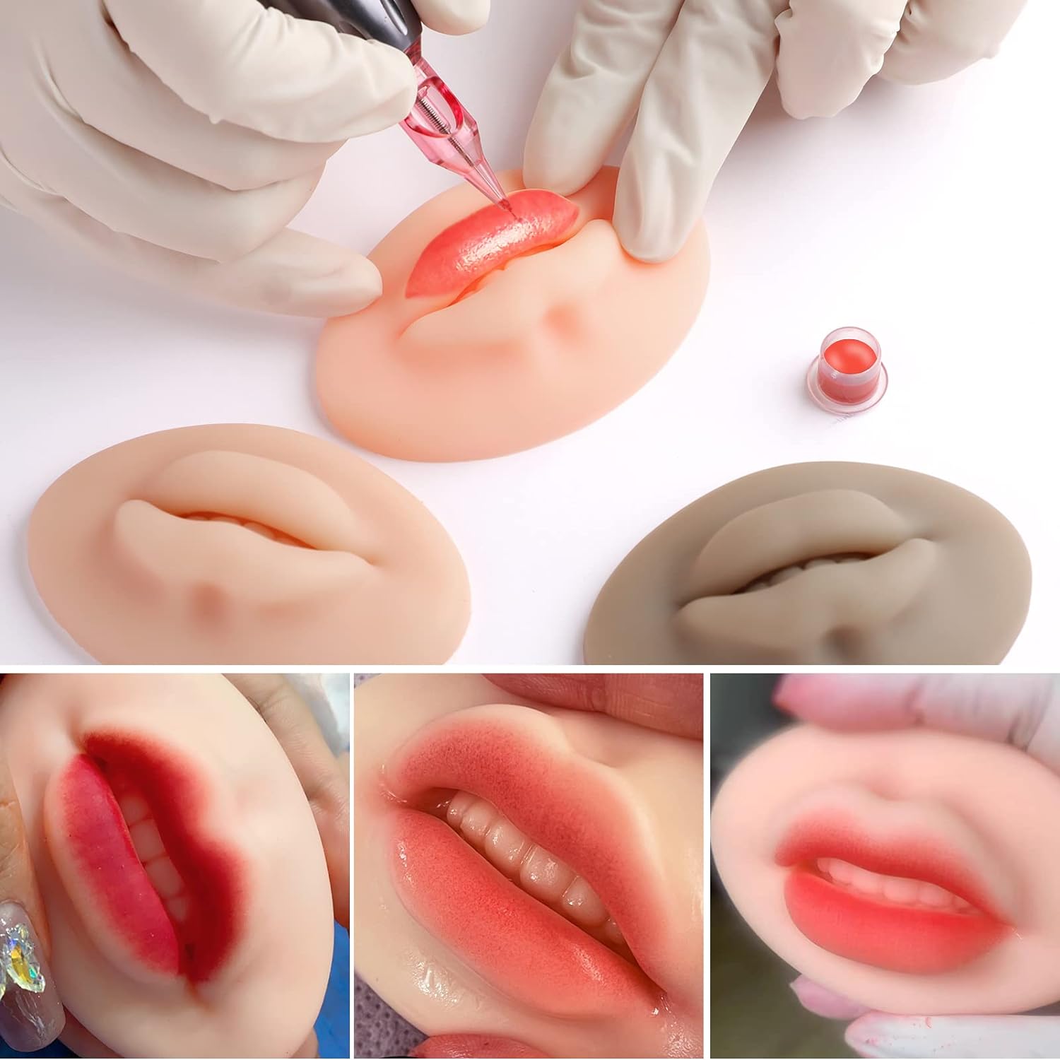 Charme Princesse 3D Practice Silicone Lips Skin when working