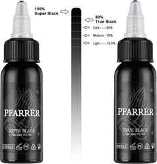 PFARRER Black Tattoo Ink with 2 choices