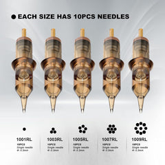 Rhein Tattoo Mixed Cartridge Needles 50PCS