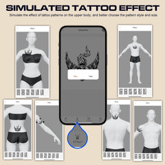 CNC 8008 Newest Version Bluetooth Tattoo Stencil Printer