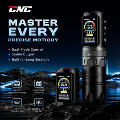 CNC VELIX Wireless Tattoo Machine – Smart Dual-Mode Tattoo & SMP Pen