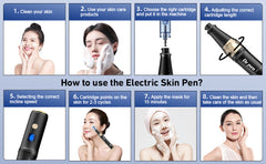 Dr.Pen A8S Professional Beauty Pen with 2 Replacement Cartridges