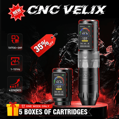 CNC VELIX Wireless Tattoo Machine – Smart Dual-Mode Tattoo & SMP Pen