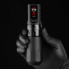 CNC E80 Premium Wireless Tattoo Pen – Coreless Motor, Adjustable Stroke, 6H Runtime