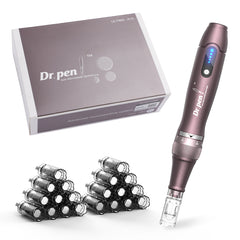 Dr.Pen A10 Microneedleing Pen with 22 Replacement Cartridges 5 Speeds