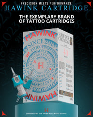 HAWINK Tattoo Needle Cartridges, an exemplary tattoo brand offering outstanding performance and durability.