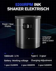 Ultra-Fast 3-Speed Tattoo Ink Mixer – Compact Vortex Shaker with Touch Control & Anti-Slip Base
