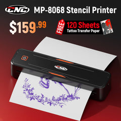 CNC Portable Wireless Bluetooth Tattoo Thermal Printer MP-8068