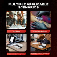 CNC Portable Wireless Bluetooth Tattoo Thermal Printer MP-8068