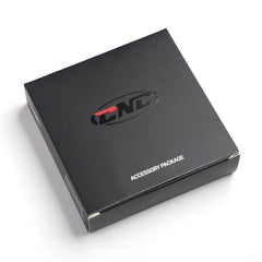 CNC Accessory Package. Black rectangular box with a red CNC logo and "ACCESSORY PACKAGE" text on top.