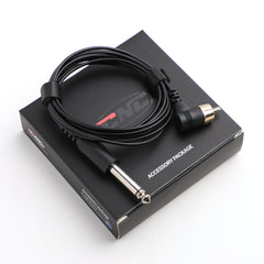 CNC P333 High Quality RCA Cord, black cable coiled and placed on a black box with CNC logo and "ACCESSORY PACKAGE" text.