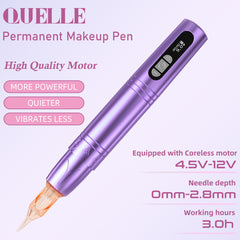 Écran permanent sans fil de la machine LED de stylo de tatouage de maquillage de Quelle