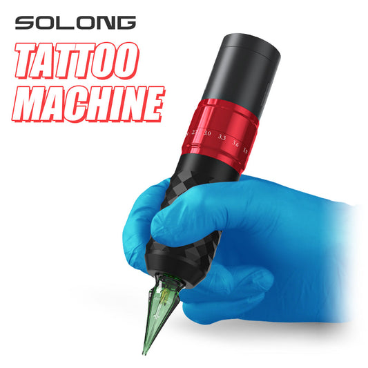 Wireless Cartridge Rotary Tattoo Machine Pen Kit With 2 Battery SLE75KIT-1