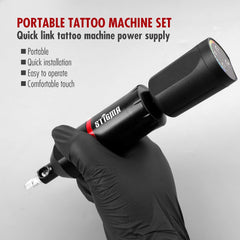 STIGMA Tattoo Machine Kit Q49 Tattoo Machines con 7 inchiostri colorati e 20 cartucce PCS