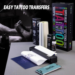 CNC T106 Ultra-HD Bluetooth Tattoo Stencil Printer Set – Includes 20 Transfer Papers & 60g Transfer Cream
