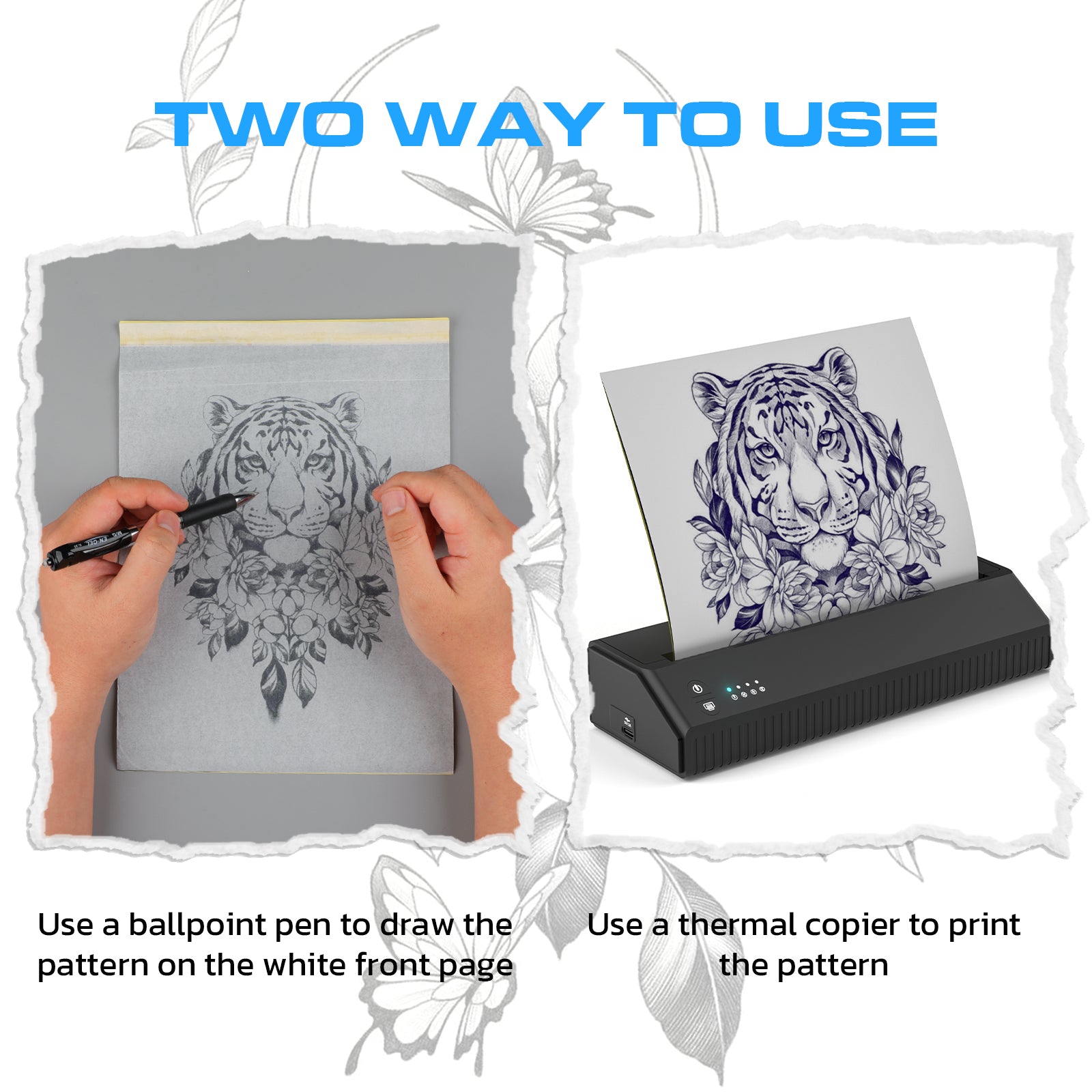 STIGMA 120 Sheets Tattoo Transfer Paper,4 Layers Tattoo Stencil Paper, stigma-120-sheets-tattoo-transfer-paper-4-layers-tattoo-stencil-paper