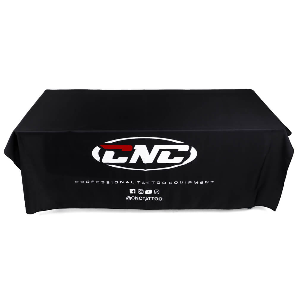 CNC Tattoo Tablecloth with Logo – Protective Workstation Cover