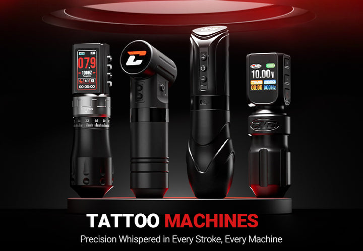 CNC E80 Premium Wireless Tattoo Pen – Coreless Motor, Adjustable Strok