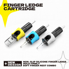 Tattoo Needle Cartridges Finger Ledge Round Shader RS 16PCS Stigma