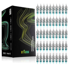 Stigma Tattoo Needle Cartridges Aquamarine Knight Bugpin Mixed Cartridges 50PCS