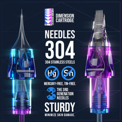 30PCS CNC Dimension Tattoo Needle Cartridges Mixed Size
